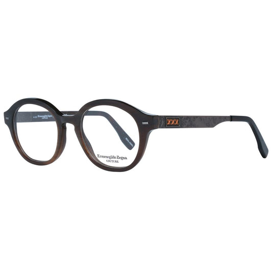 Zegna Couture Brown Men Optical Frames