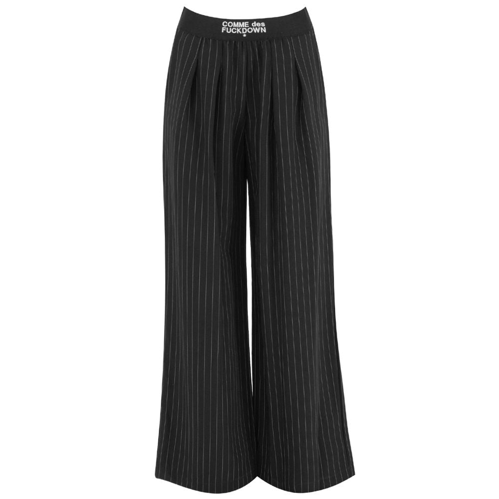 Comme Des Fuckdown Black Polyester Jeans & Pant