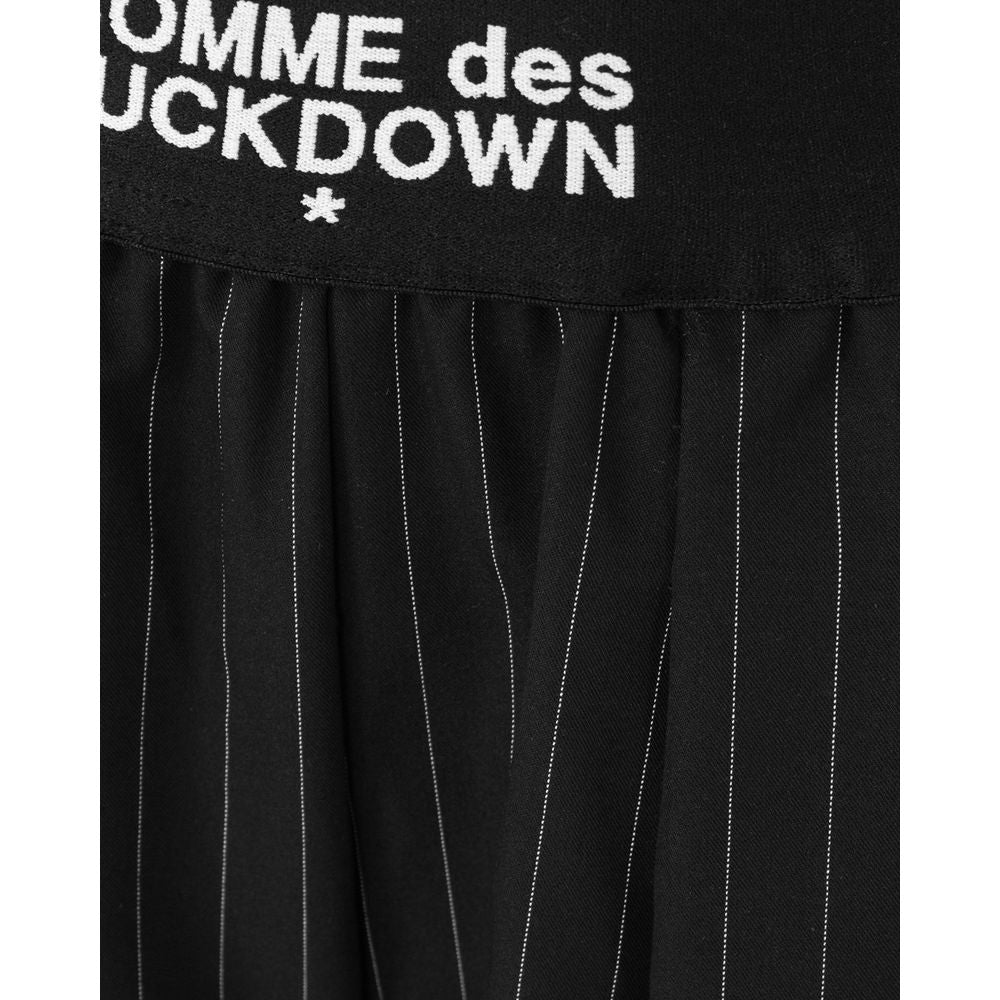 Comme Des Fuckdown Black Polyester Jeans & Pant