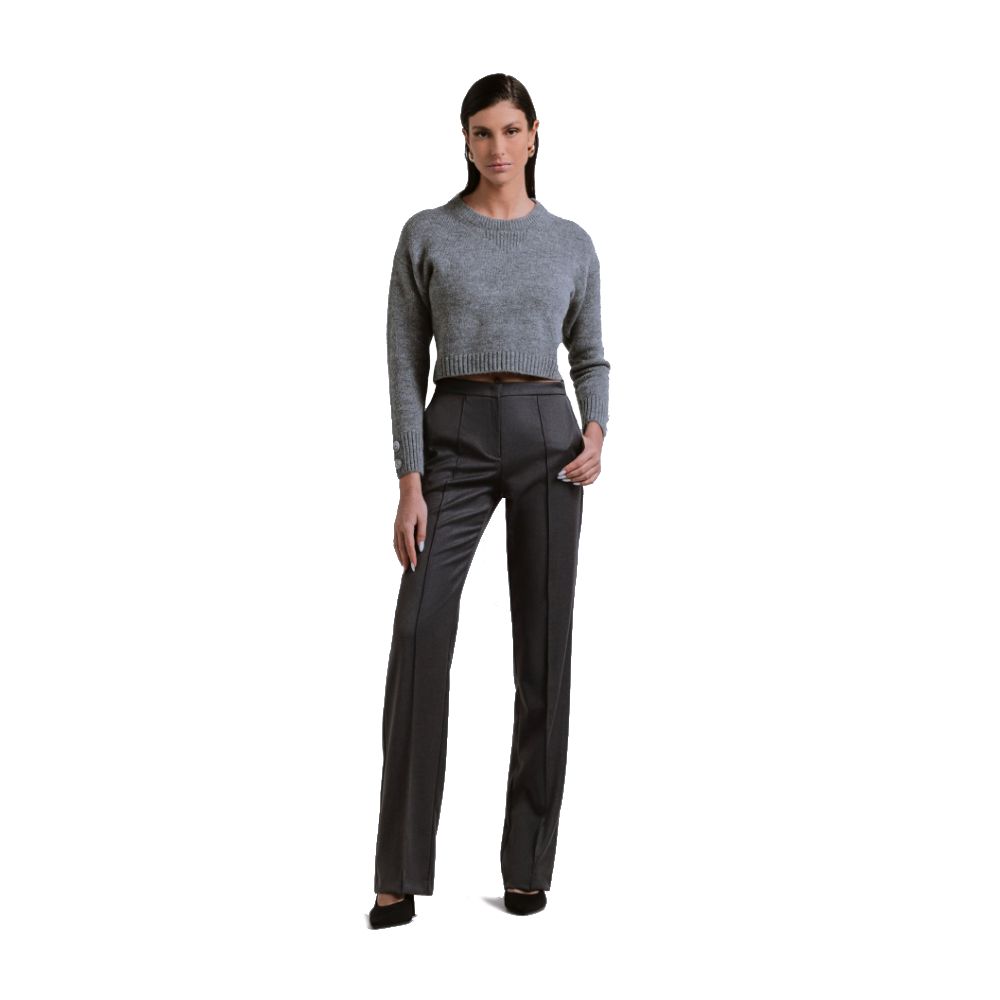 Hinnominate Gray Polyester Jeans & Pant