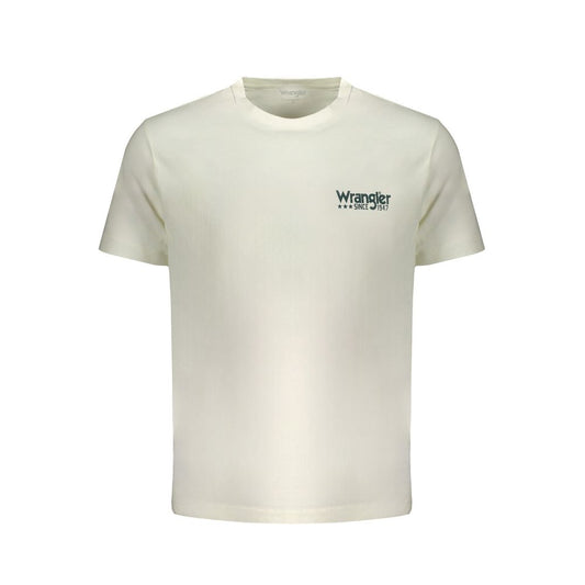 Wrangler White Cotton T-Shirt