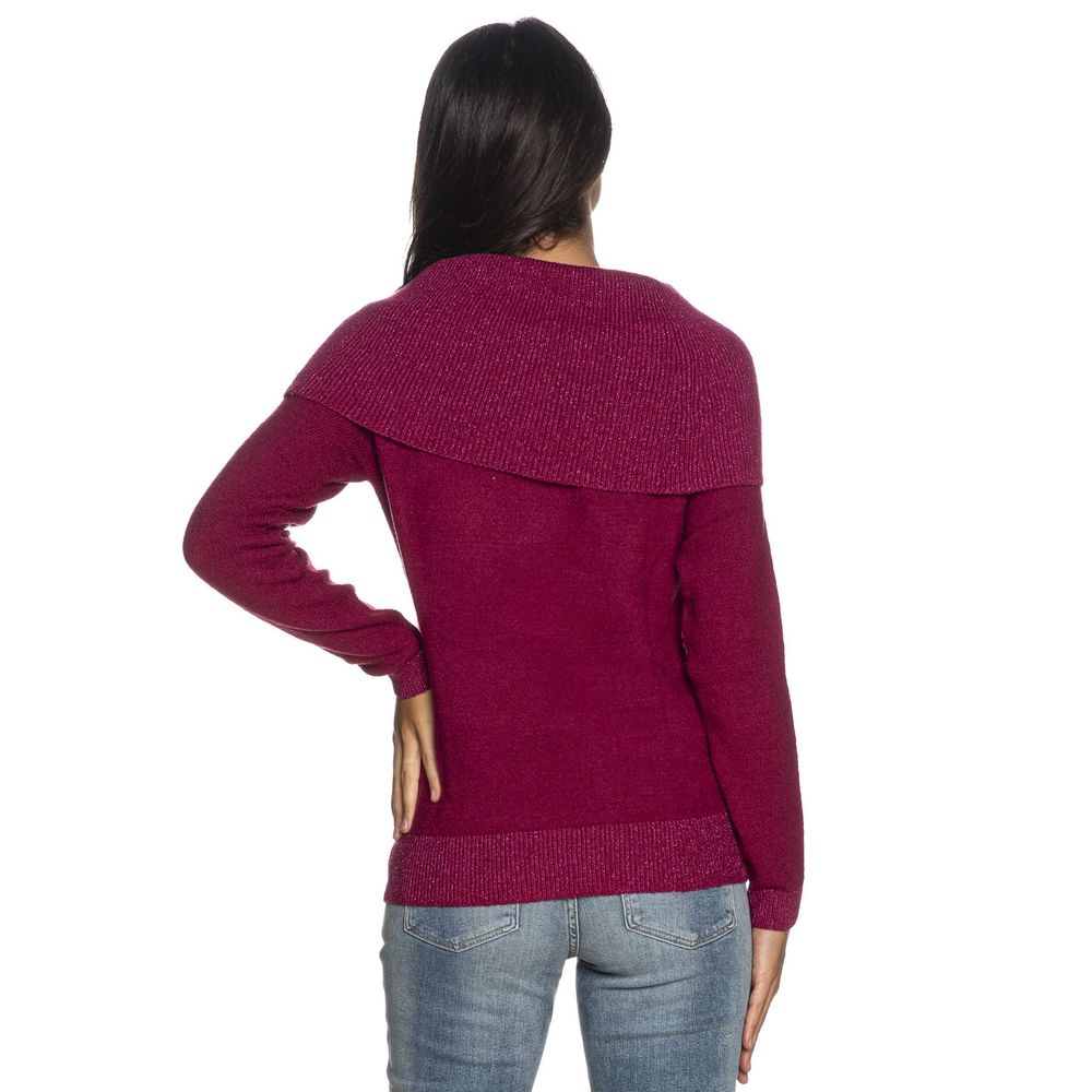 Yes Zee Fuchsia Viscose Sweater