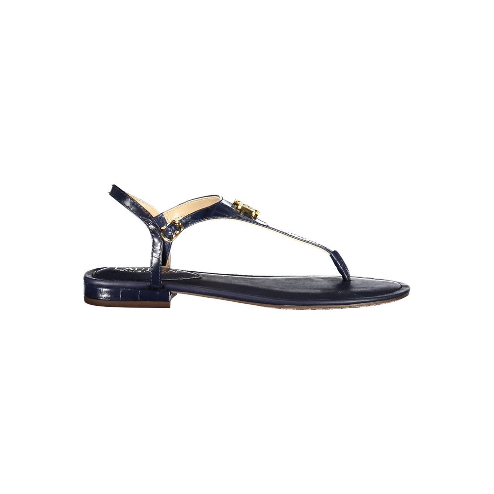 Ralph Lauren Blue Leather Sandal