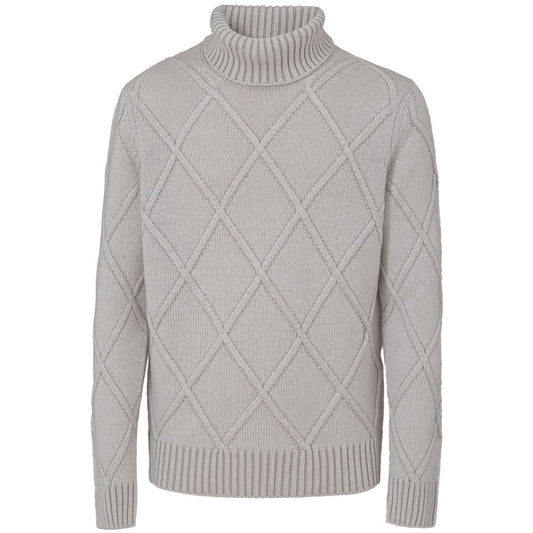 Gran Sasso Gray Wool Sweater