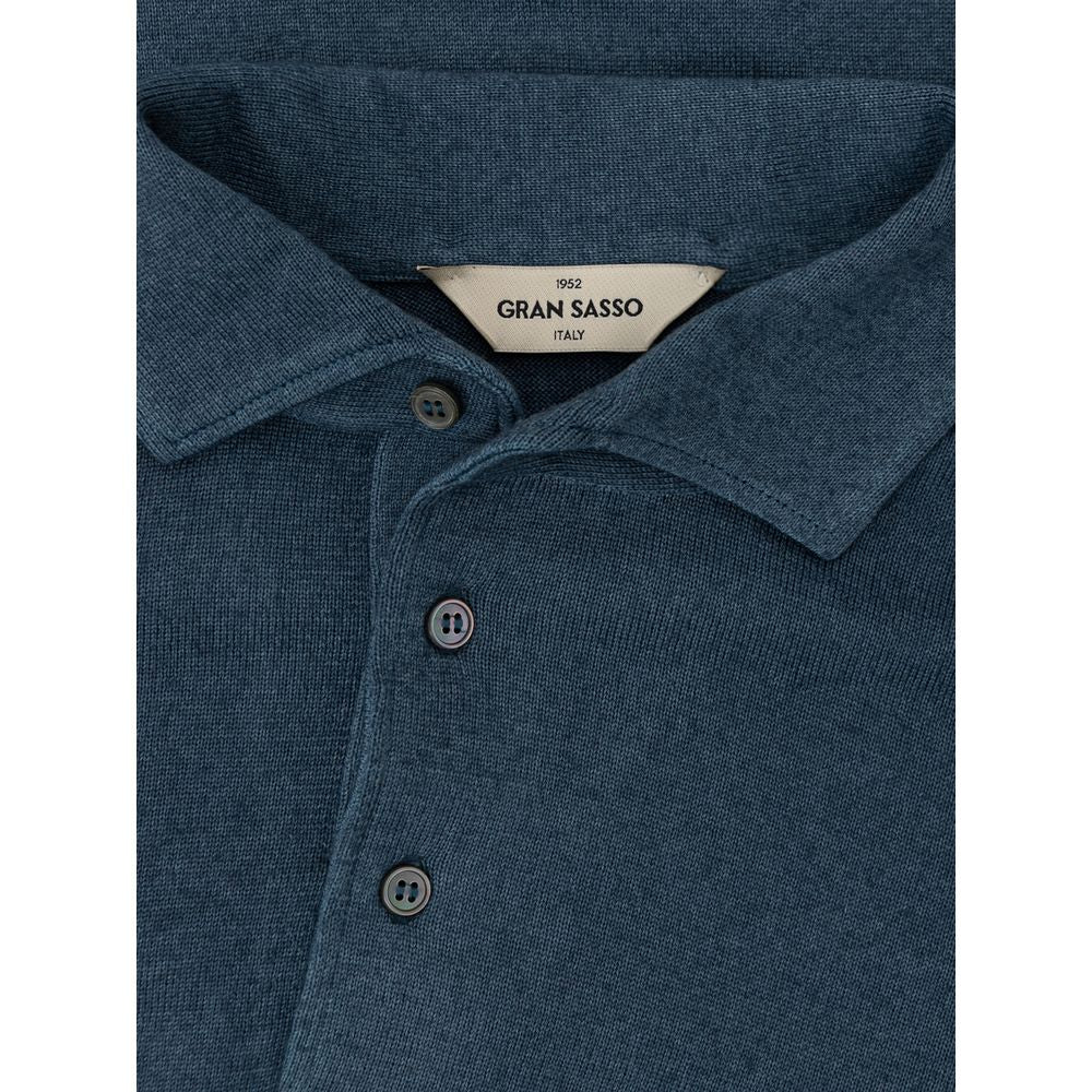 Gran Sasso Blue Wool Sweater