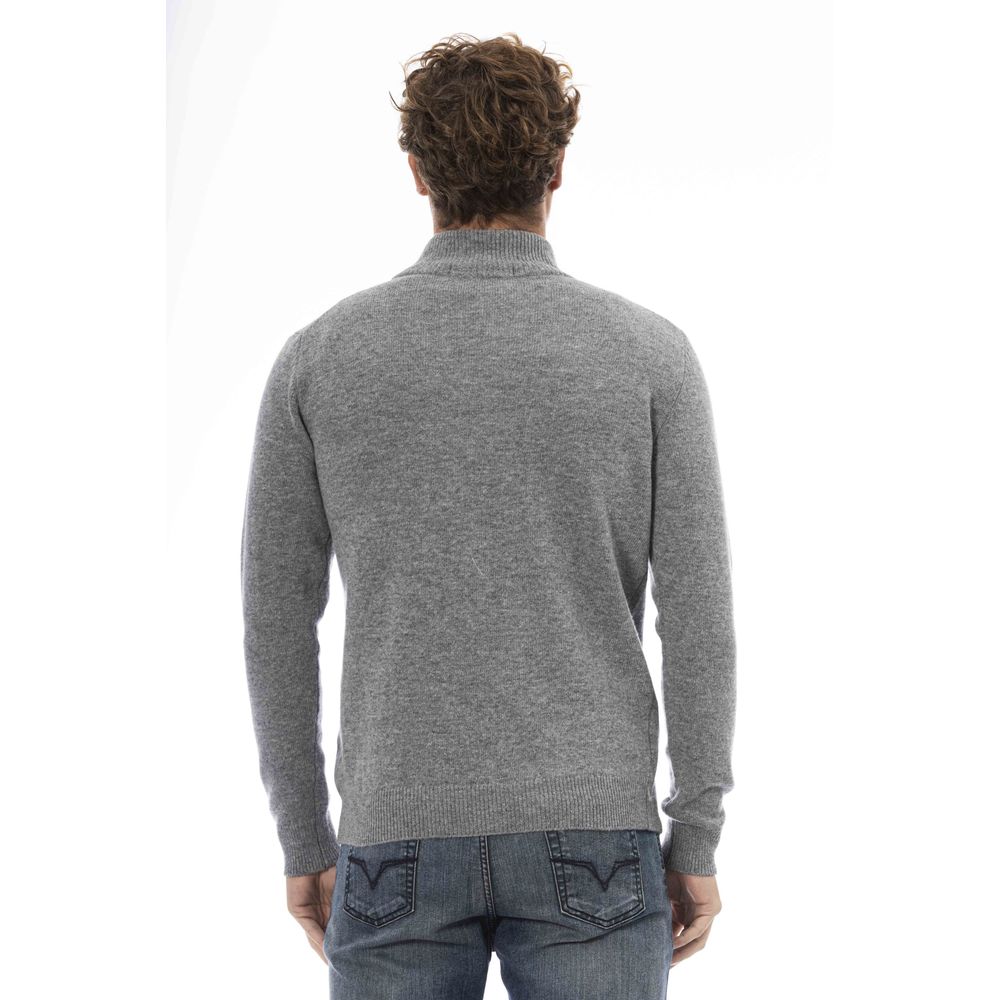 Billionaire Italian Couture Gray Wool Sweater