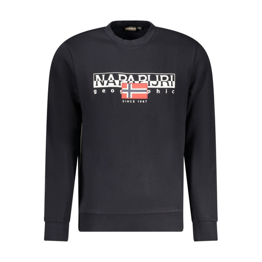 Napapijri Black Cotton Sweater