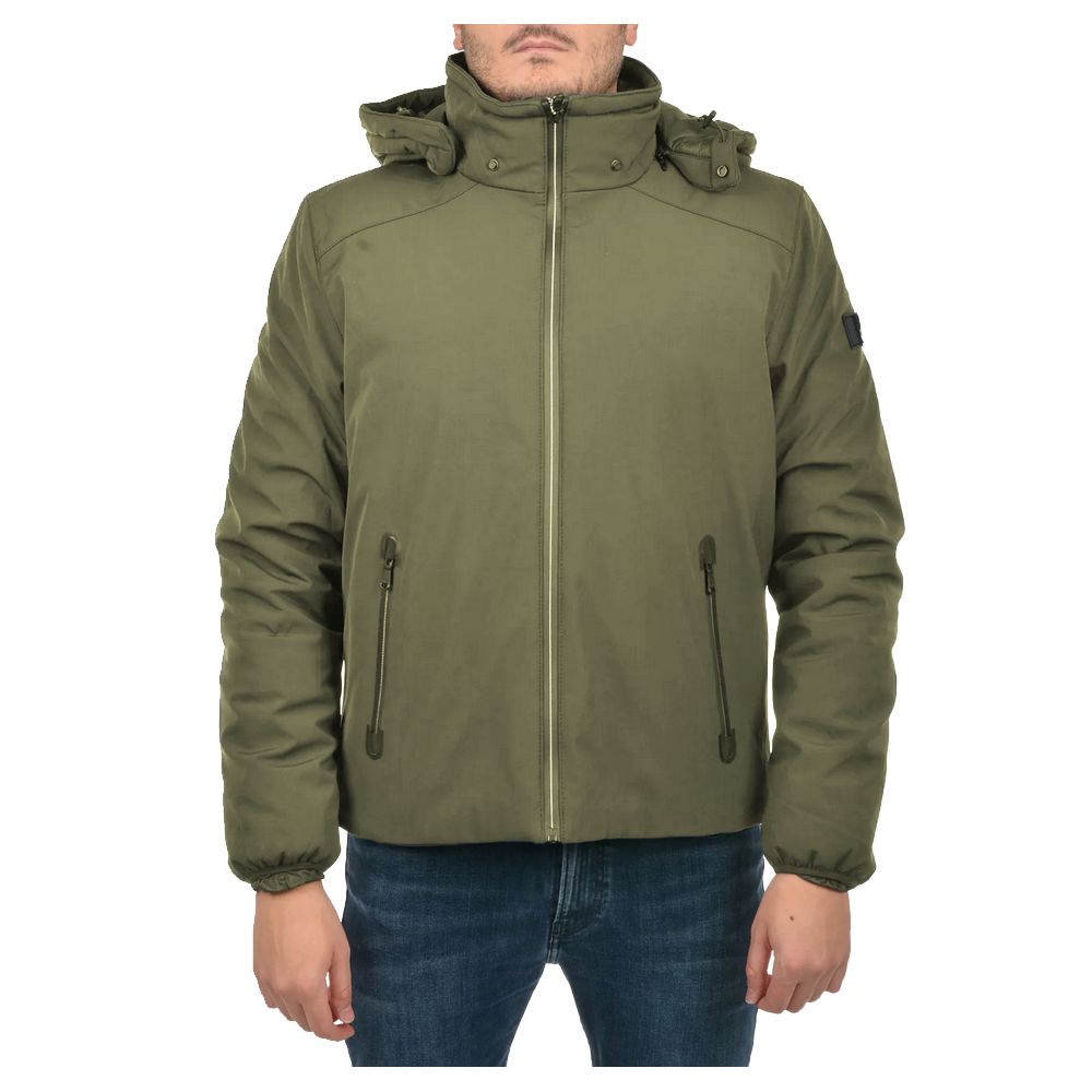 Yes Zee Green Nylon Jacket