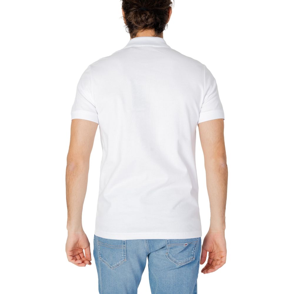 Hugo Boss White Cotton Polo Shirt