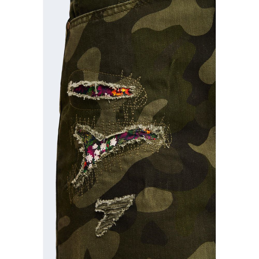 Desigual Army Cotton Skirt