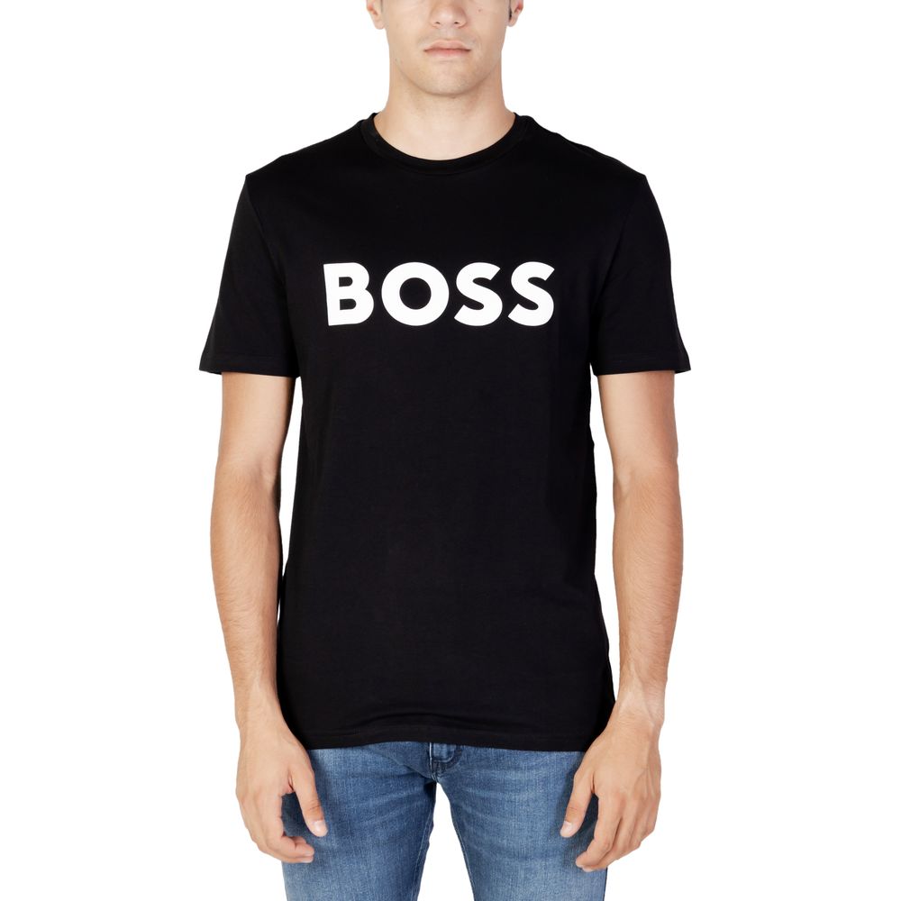 Hugo Boss Black Cotton T-Shirt