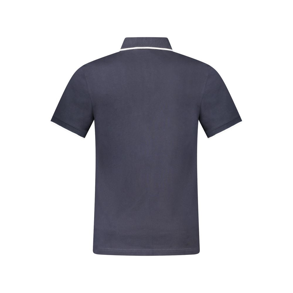 Hugo Boss Blue Cotton Men Polo Shirt