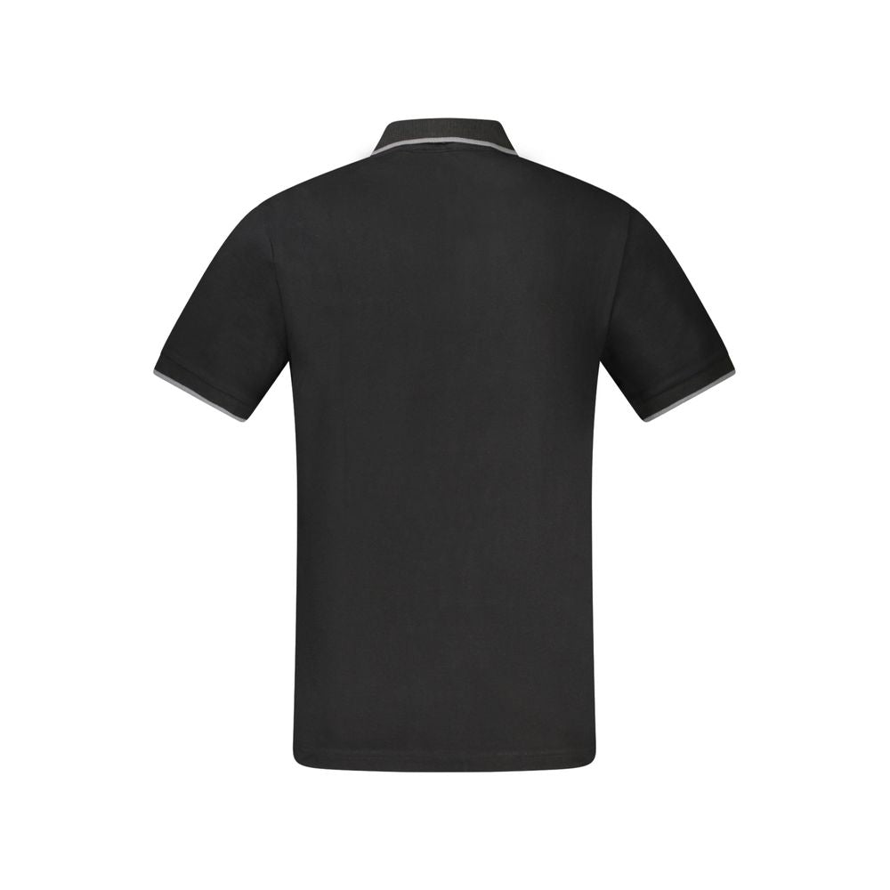 Hugo Boss Black Cotton Men Polo Shirt