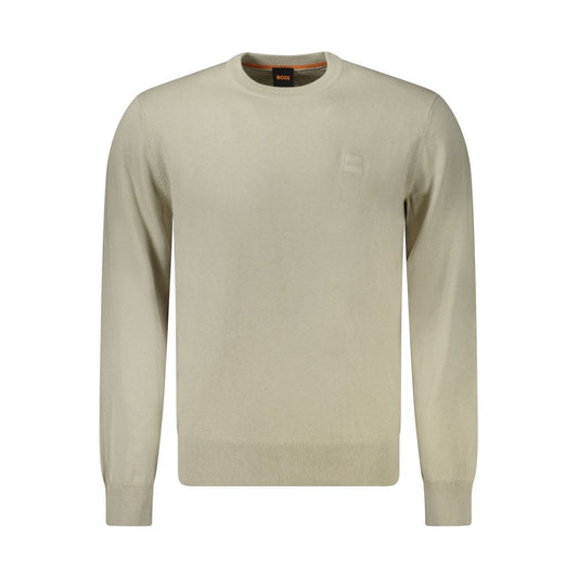 Hugo Boss Beige Cotton Sweater