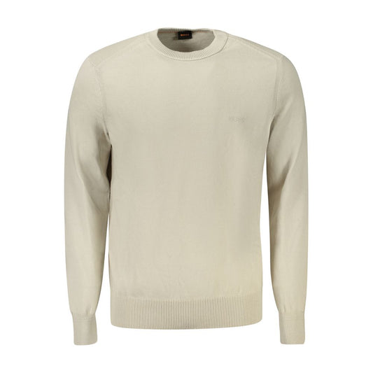 Hugo Boss Beige Cotton Sweater