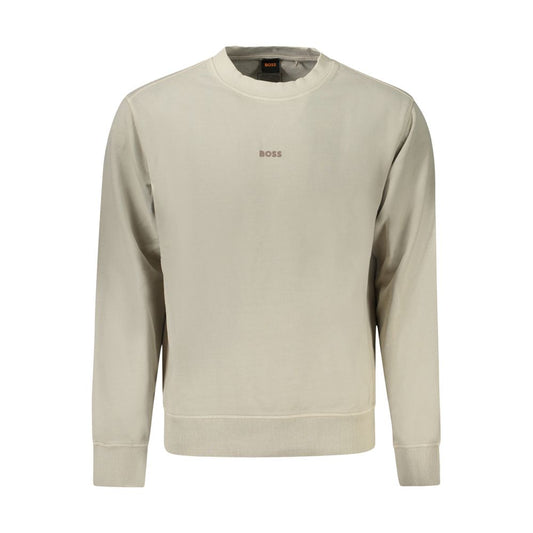 Hugo Boss Beige Cotton Sweater