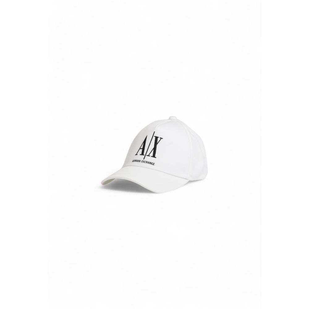 Armani Exchange White Cotton Hats & Cap