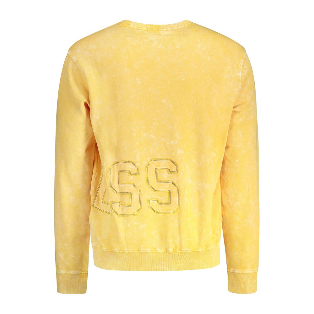 Guess Jeans Yellow Cotton Sweater