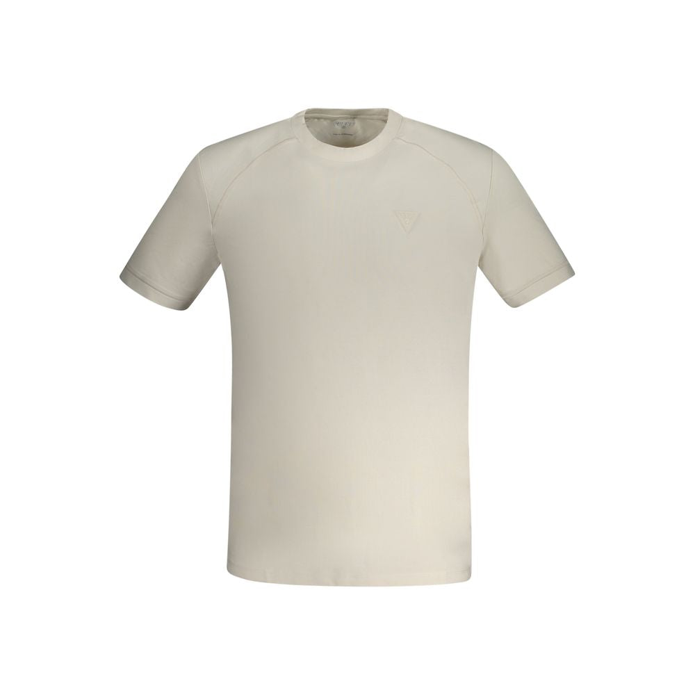 Guess Jeans Beige Polyester T-Shirt