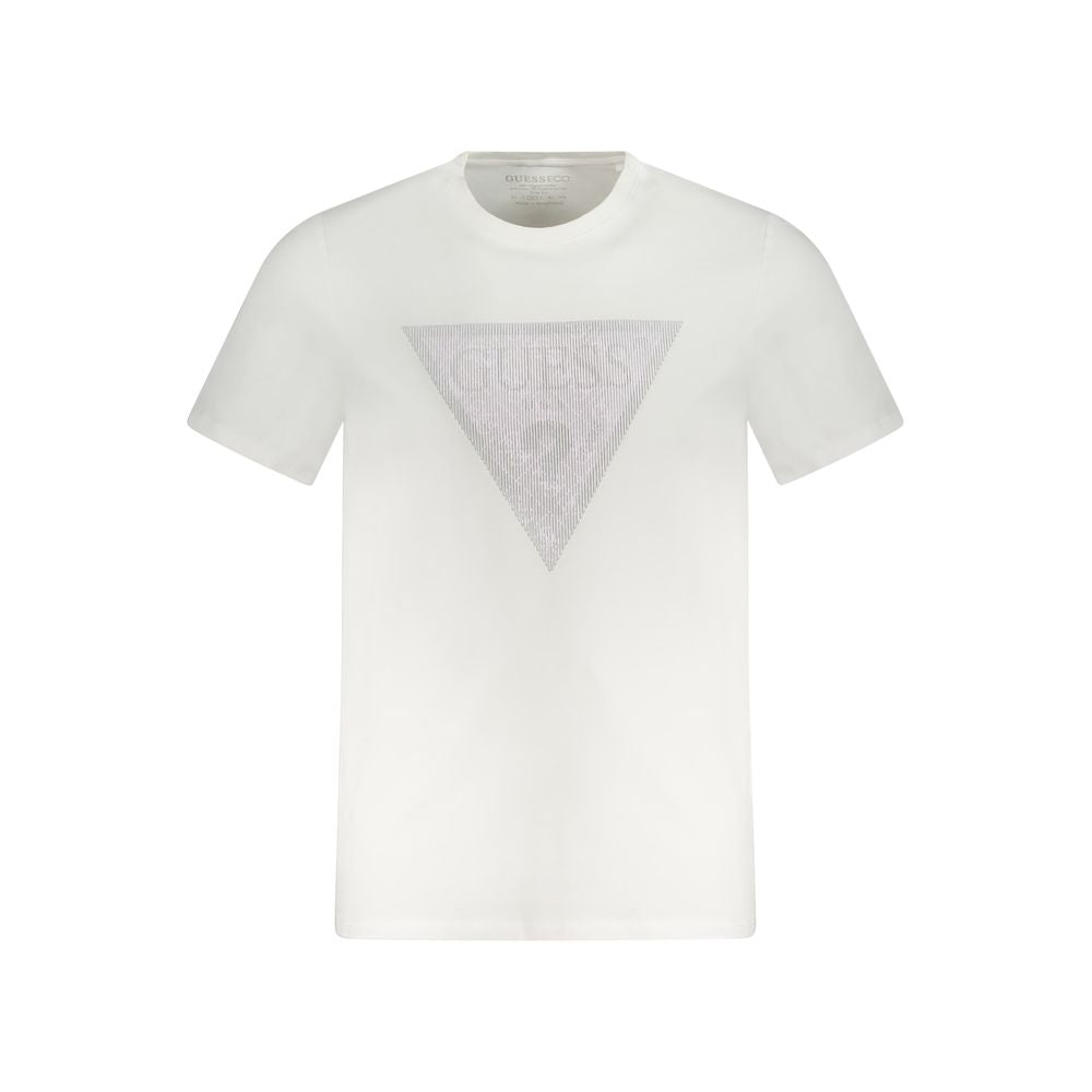 Guess Jeans White Cotton T-Shirt