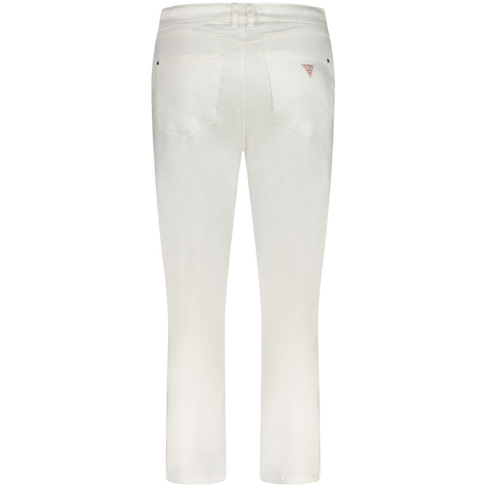 Guess Jeans White Cotton Jeans & Pant