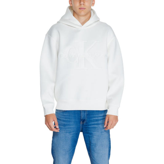 Calvin Klein Jeans Cream Recycled Polyester Sweater