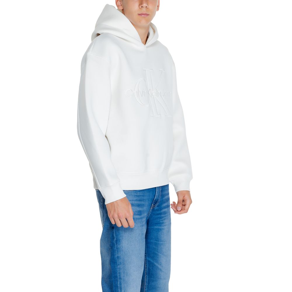 Calvin Klein Jeans Cream Recycled Polyester Sweater