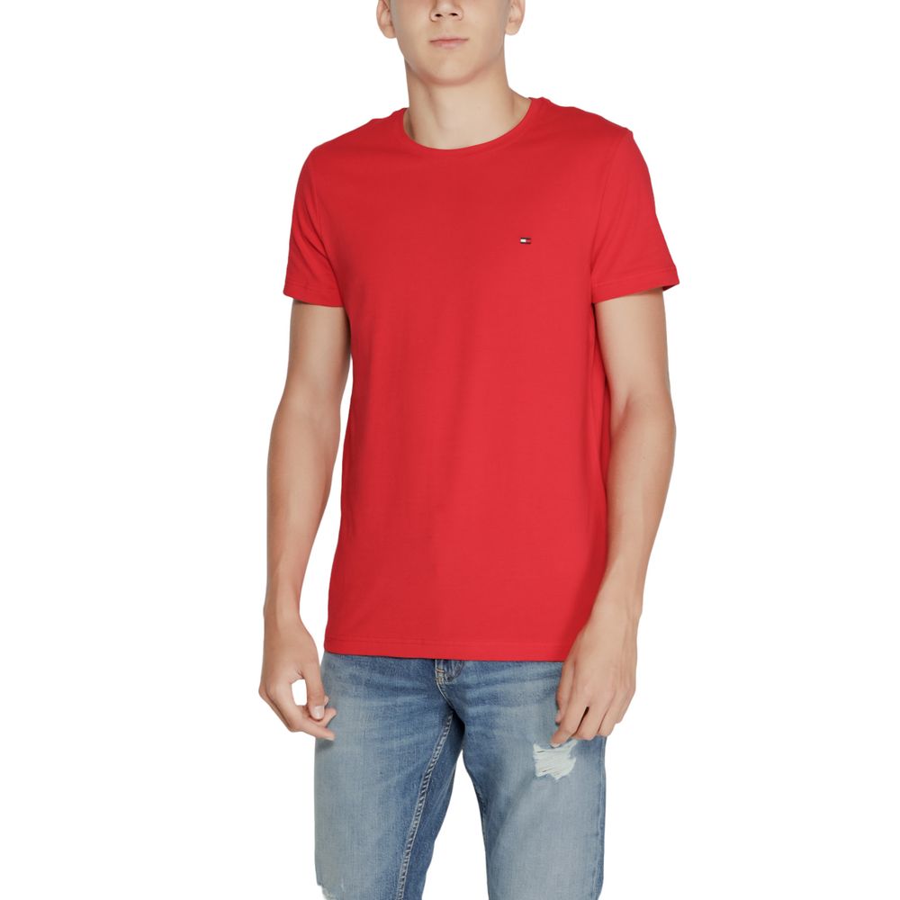 Tommy Hilfiger Red Cotton T-Shirt