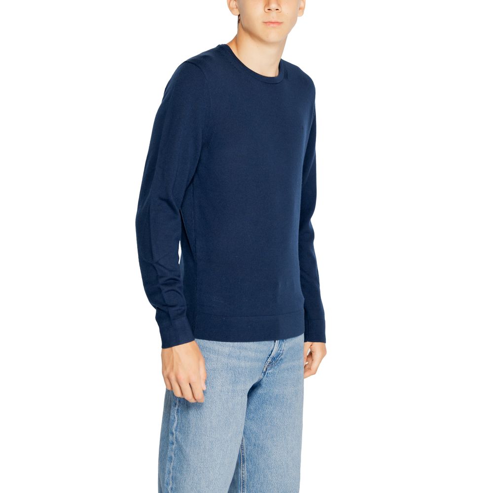 Calvin Klein Blue Wool Wool T-Shirt