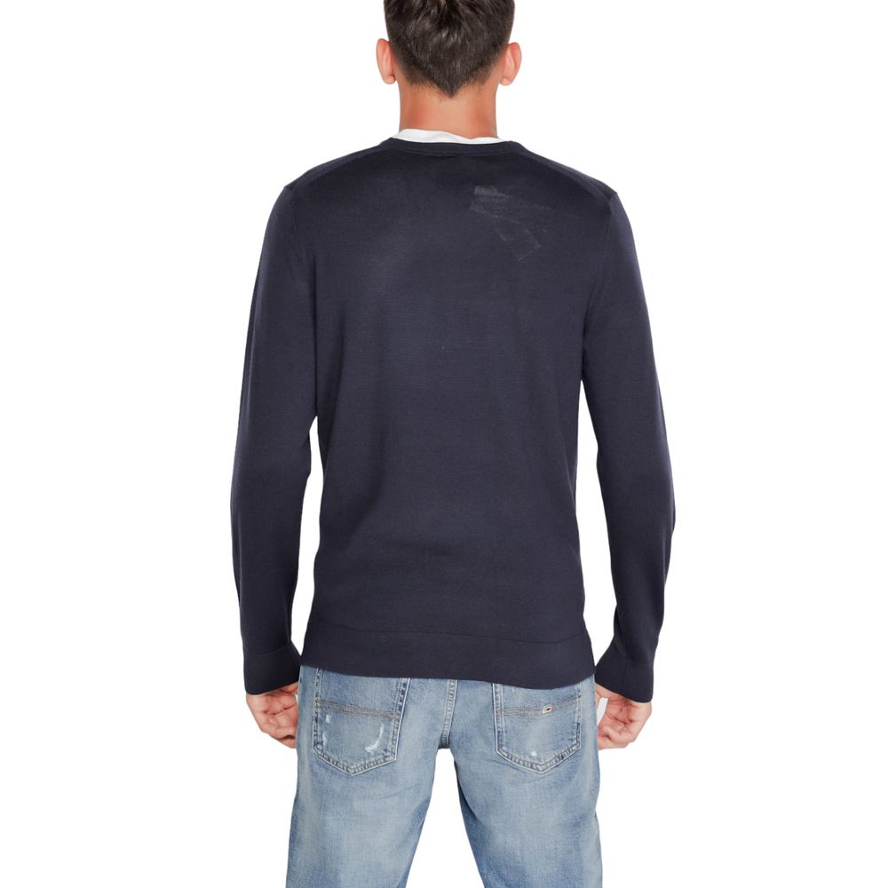 Calvin Klein Blue Wool Wool T-Shirt