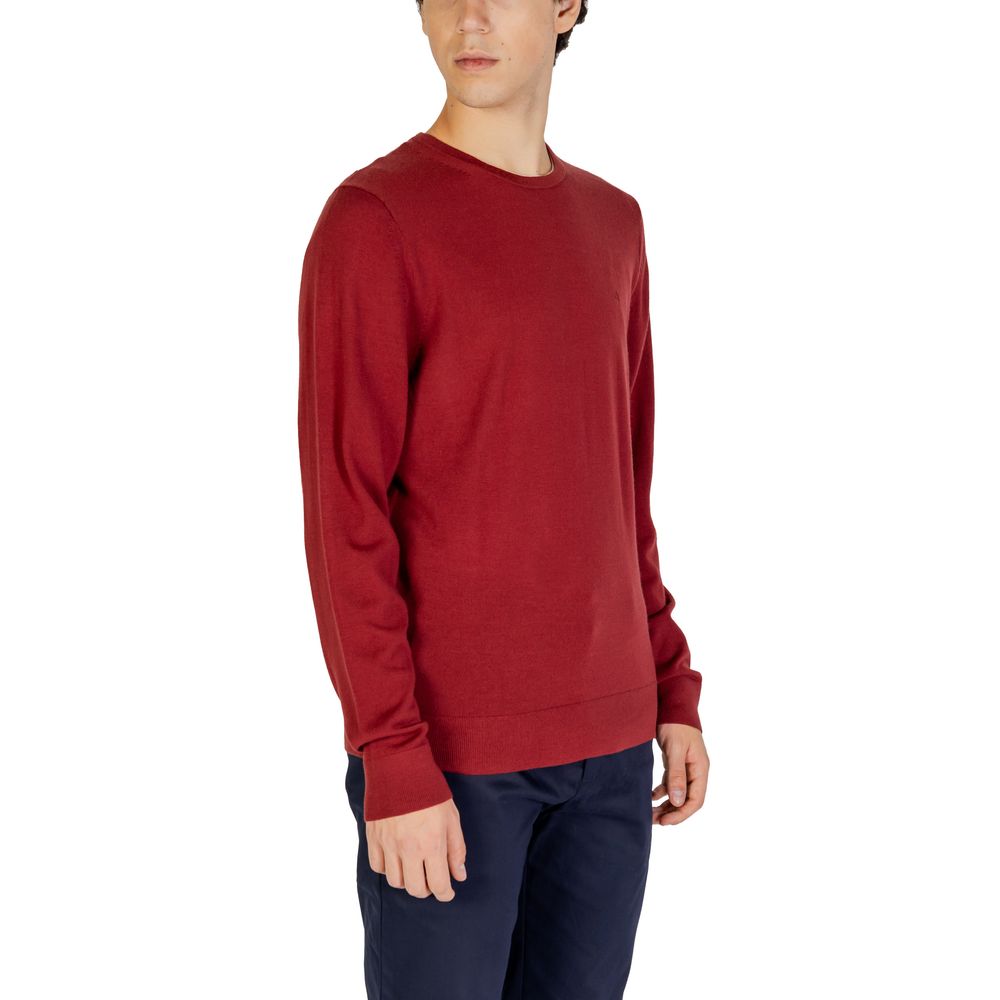 Calvin Klein Bordeaux Wool Wool T-Shirt