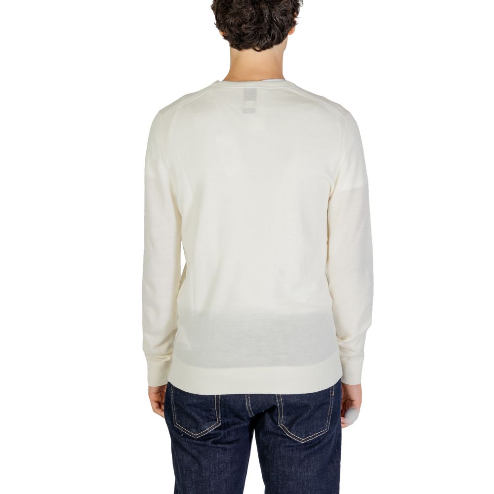 Calvin Klein Cream Wool Wool T-Shirt