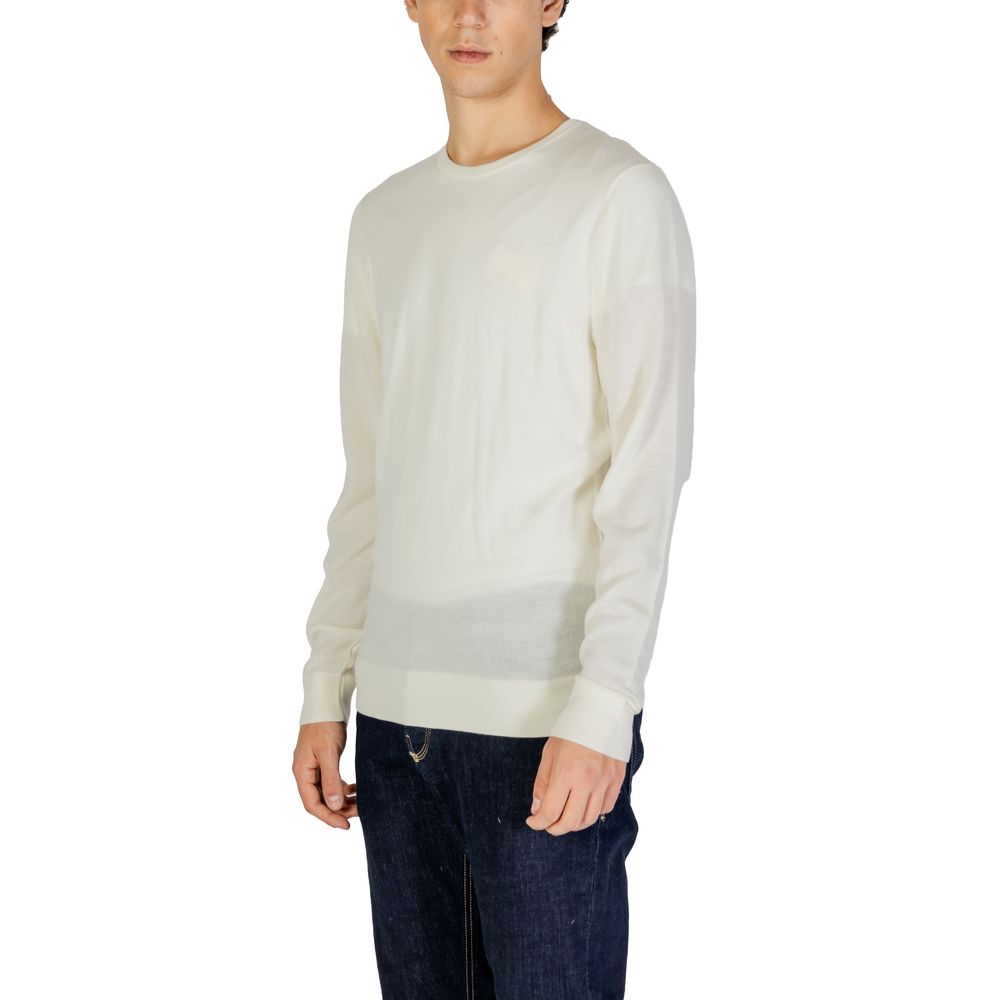 Calvin Klein Cream Wool Wool T-Shirt