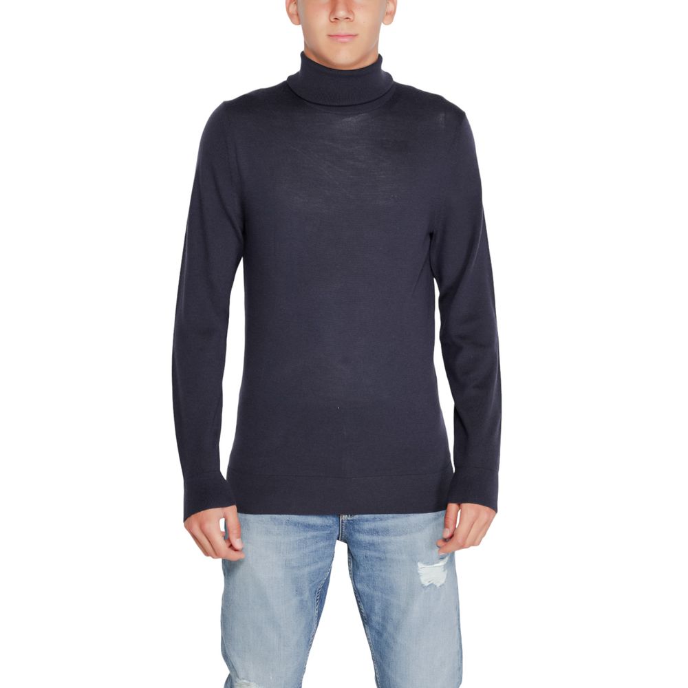 Calvin Klein Blue Wool Sweater