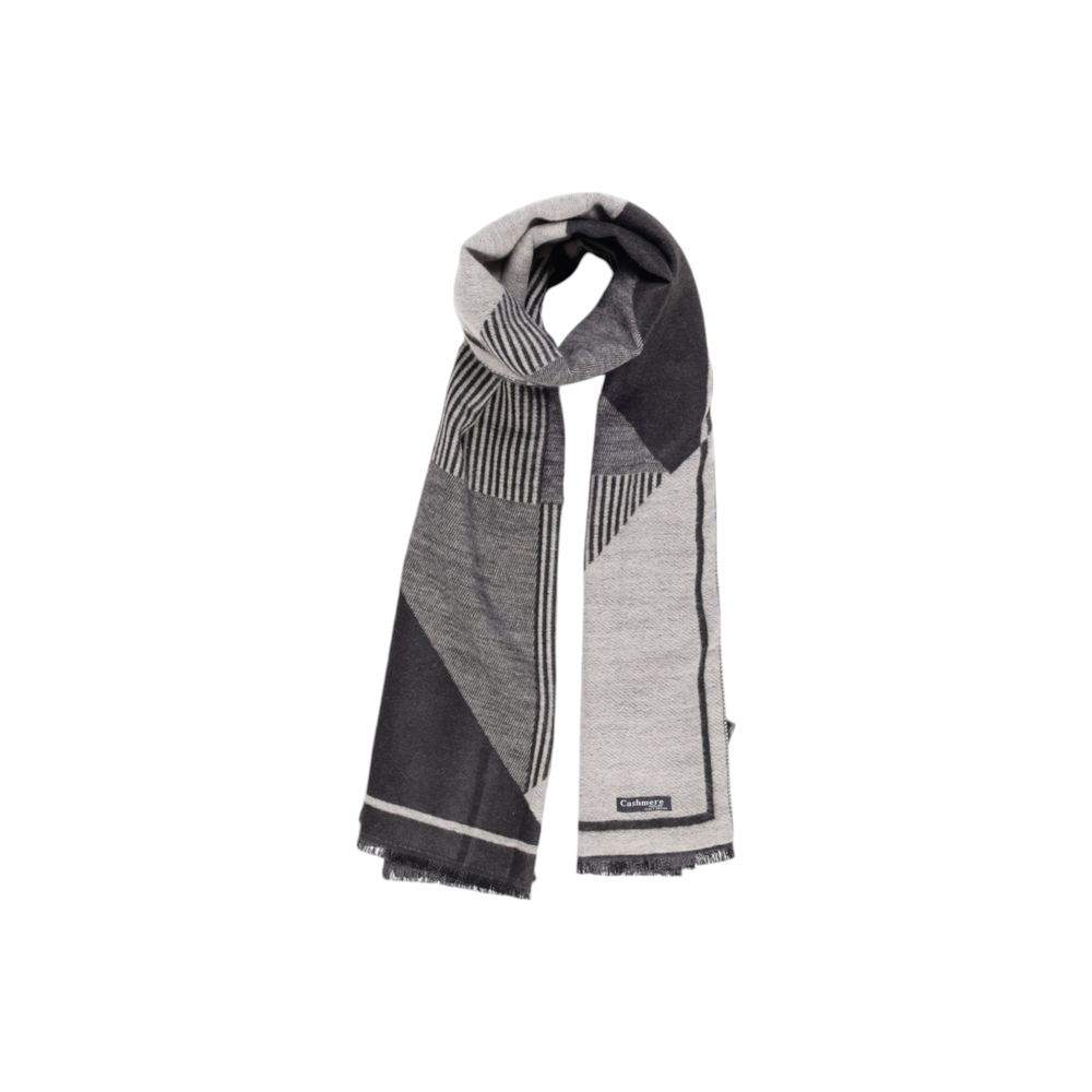 Sandro Ferrone Black Viscose Scarf