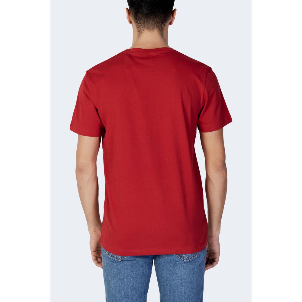 Jack Jones Red Cotton T-Shirt