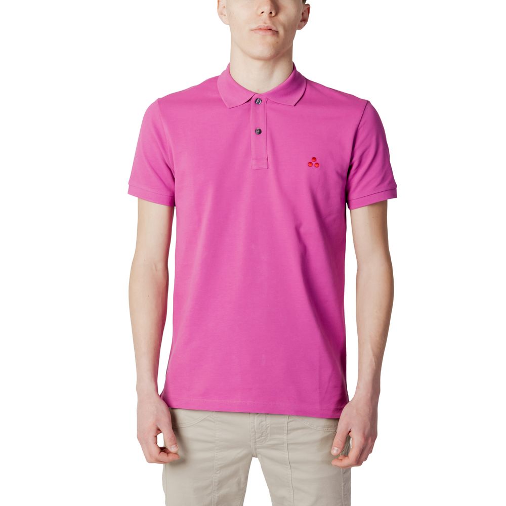 Peuterey Pink Cotton Polo Shirt