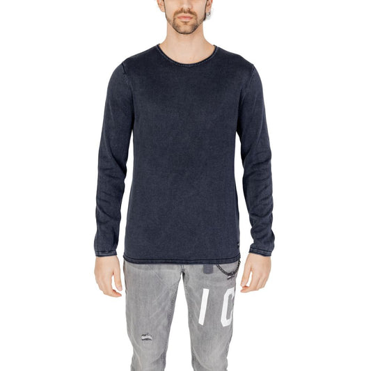 Jack Jones Blue Cotton T-Shirt