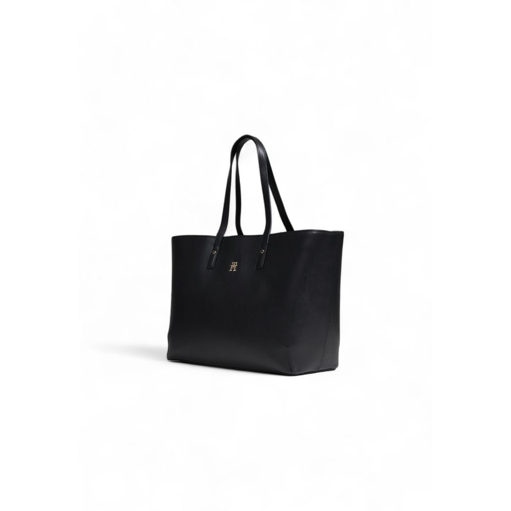 Tommy Hilfiger Black Polyethylene Handbag