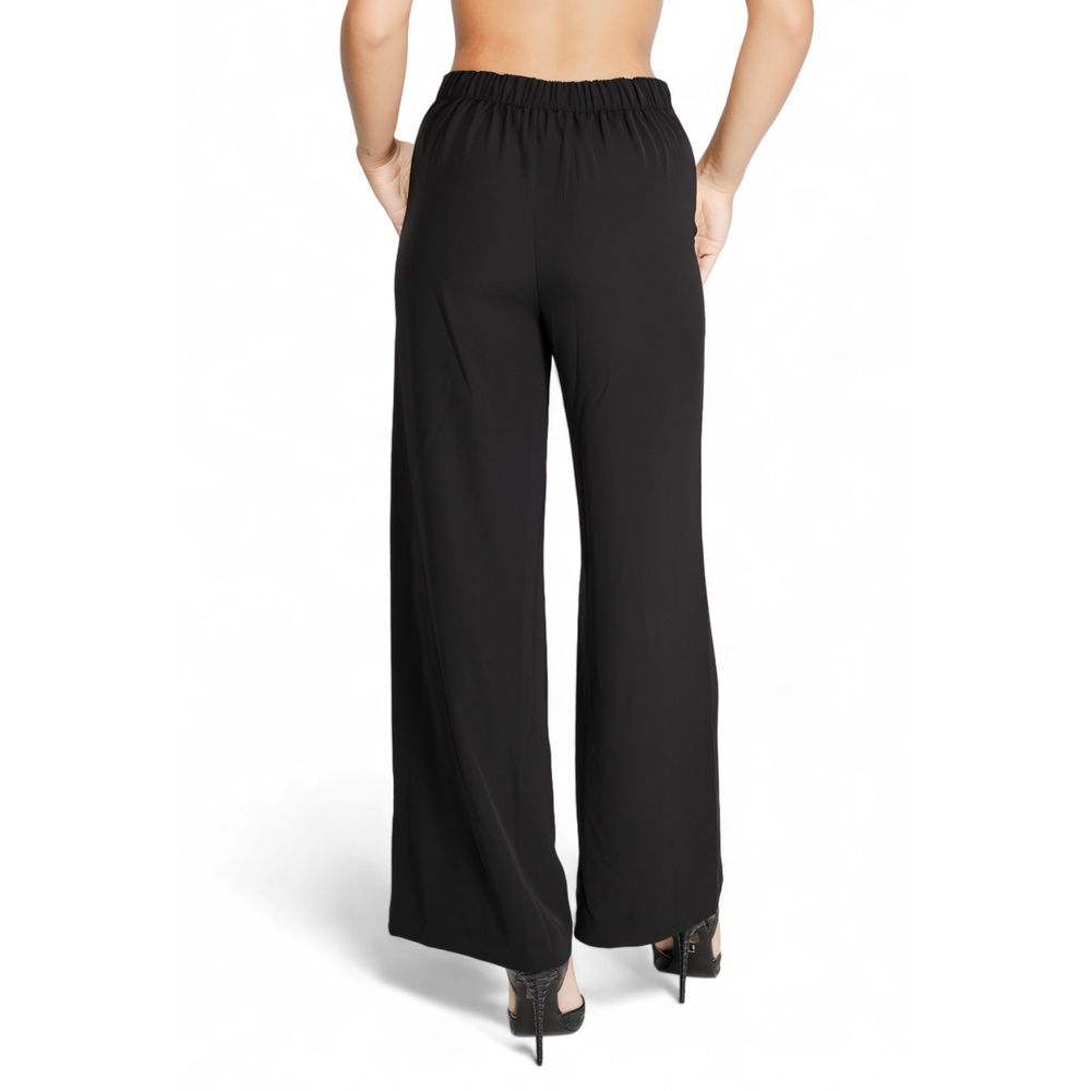 Rinascimento Black Polyester Jeans & Pant