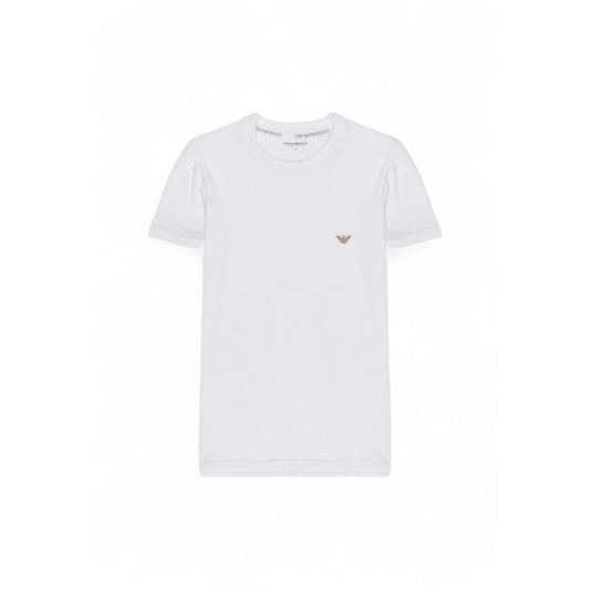 Emporio Armani Underwear White Cotton T-Shirt