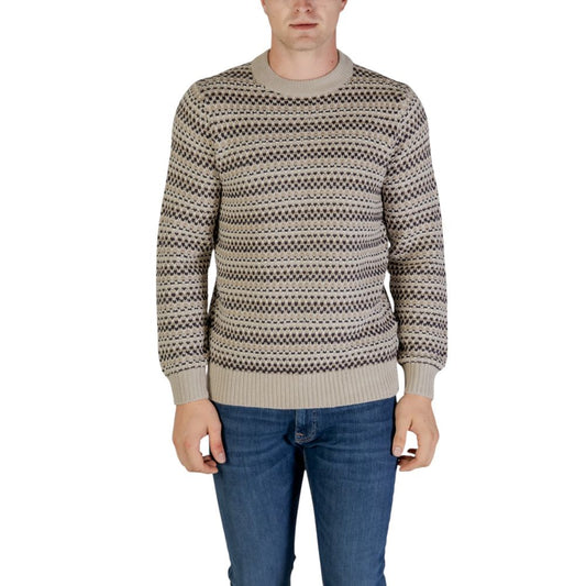 Only & Sons Beige Cotton Sweater