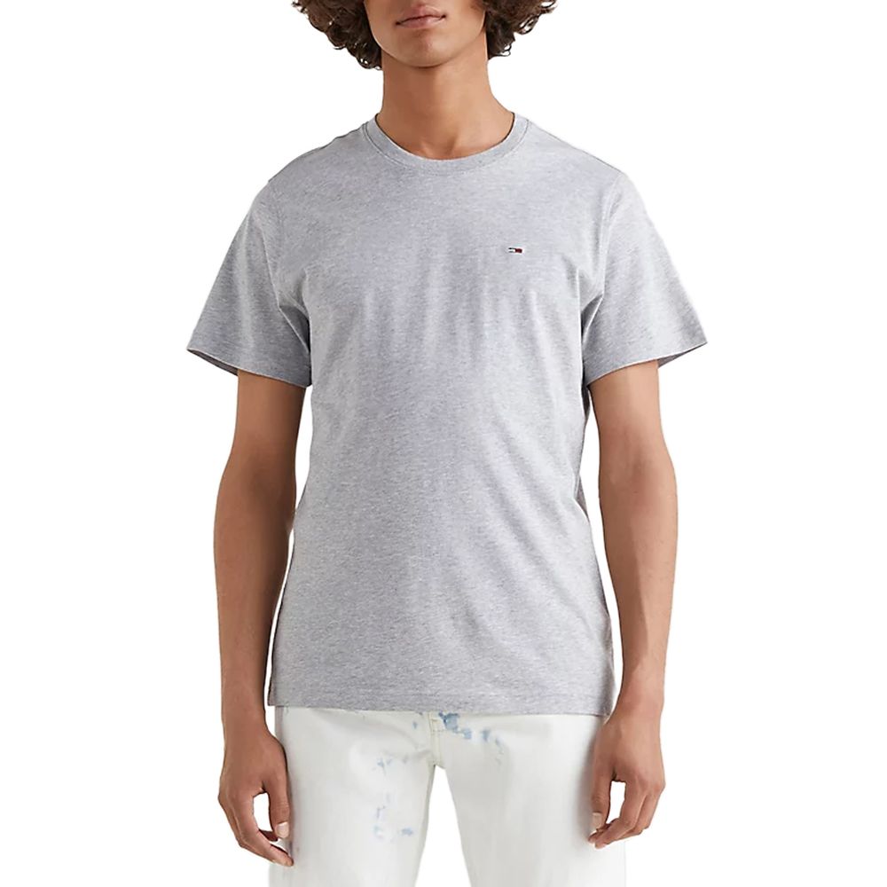 Tommy Hilfiger Jeans Gray Cotton T-Shirt