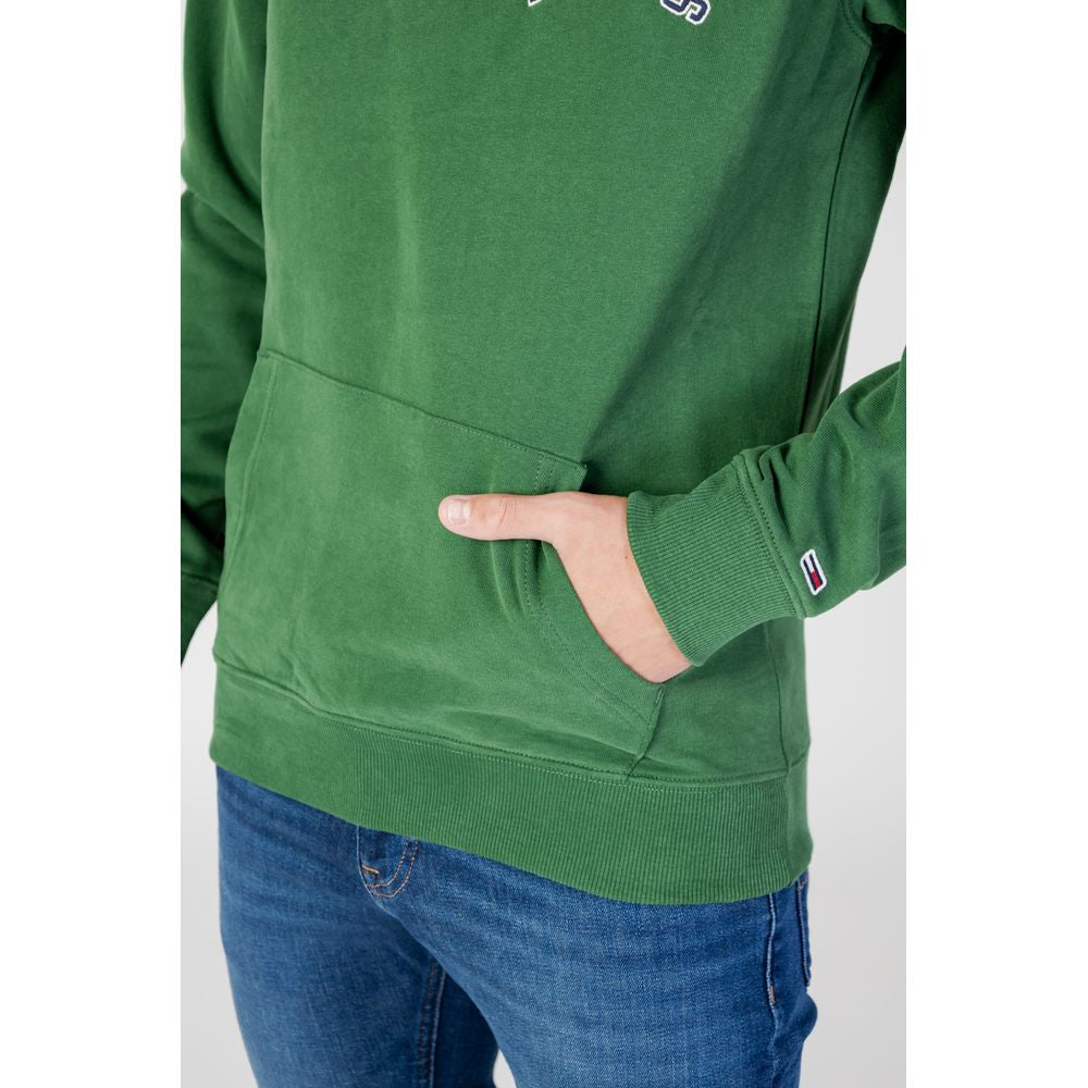 Tommy Hilfiger Jeans Green Cotton Sweater