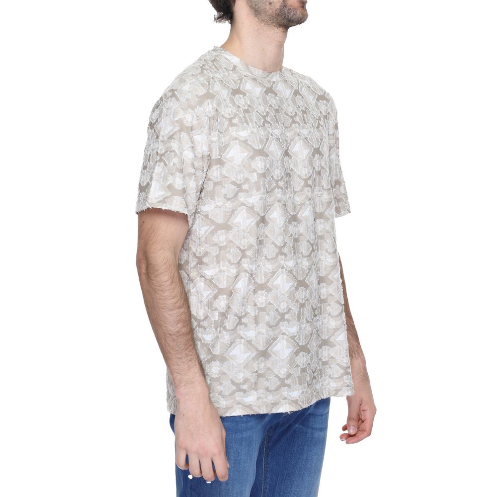 Antony Morato Beige Polyester T-Shirt