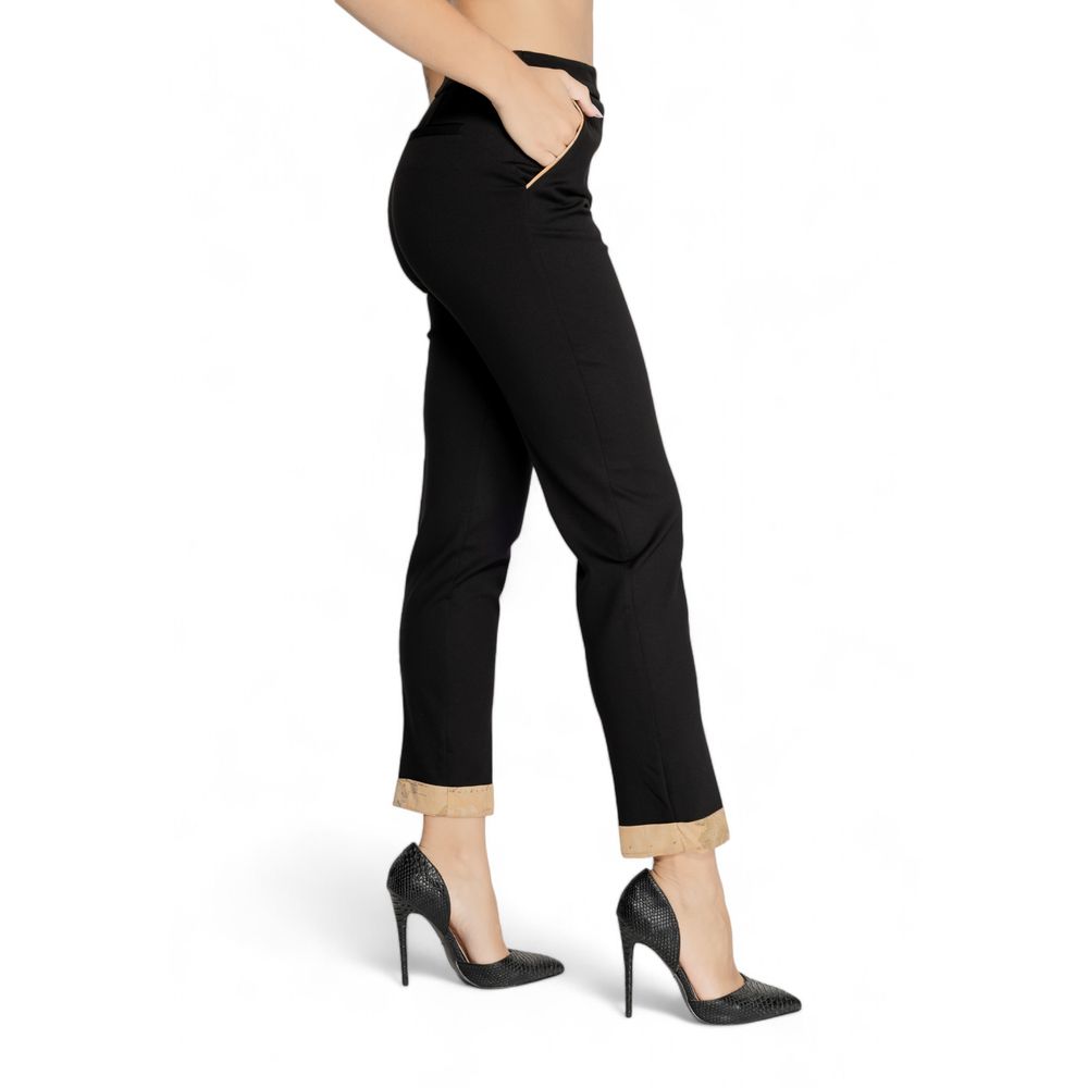 Alviero Martini Prima Classe Black Viscose Jeans & Pant