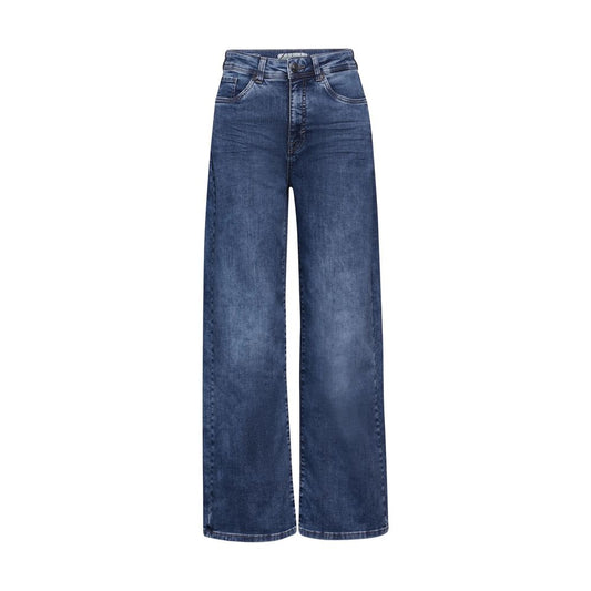 Street One Blue Cotton Jeans & Pant