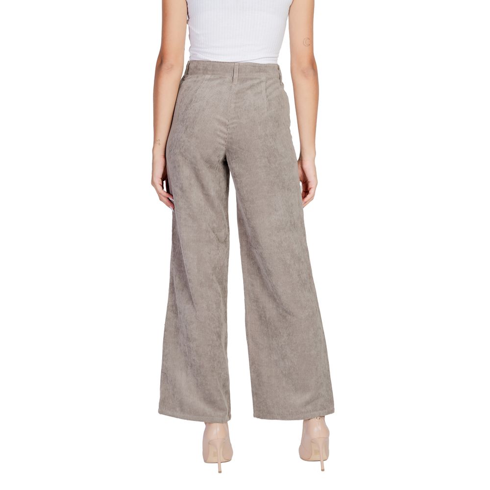 Jacqueline De Yong Beige Polyester Jeans & Pant