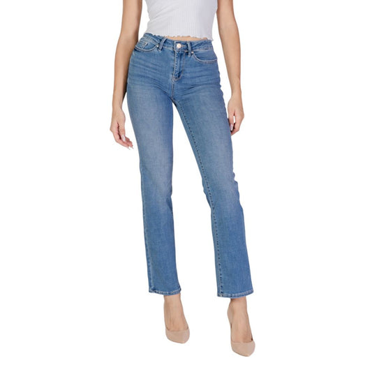 Vero Moda Light Blue Cotton Jeans & Pant