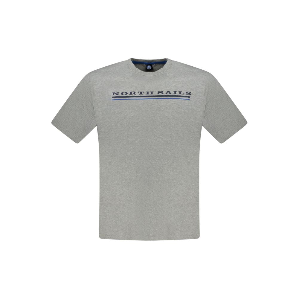 North Sails Gray Cotton T-Shirt